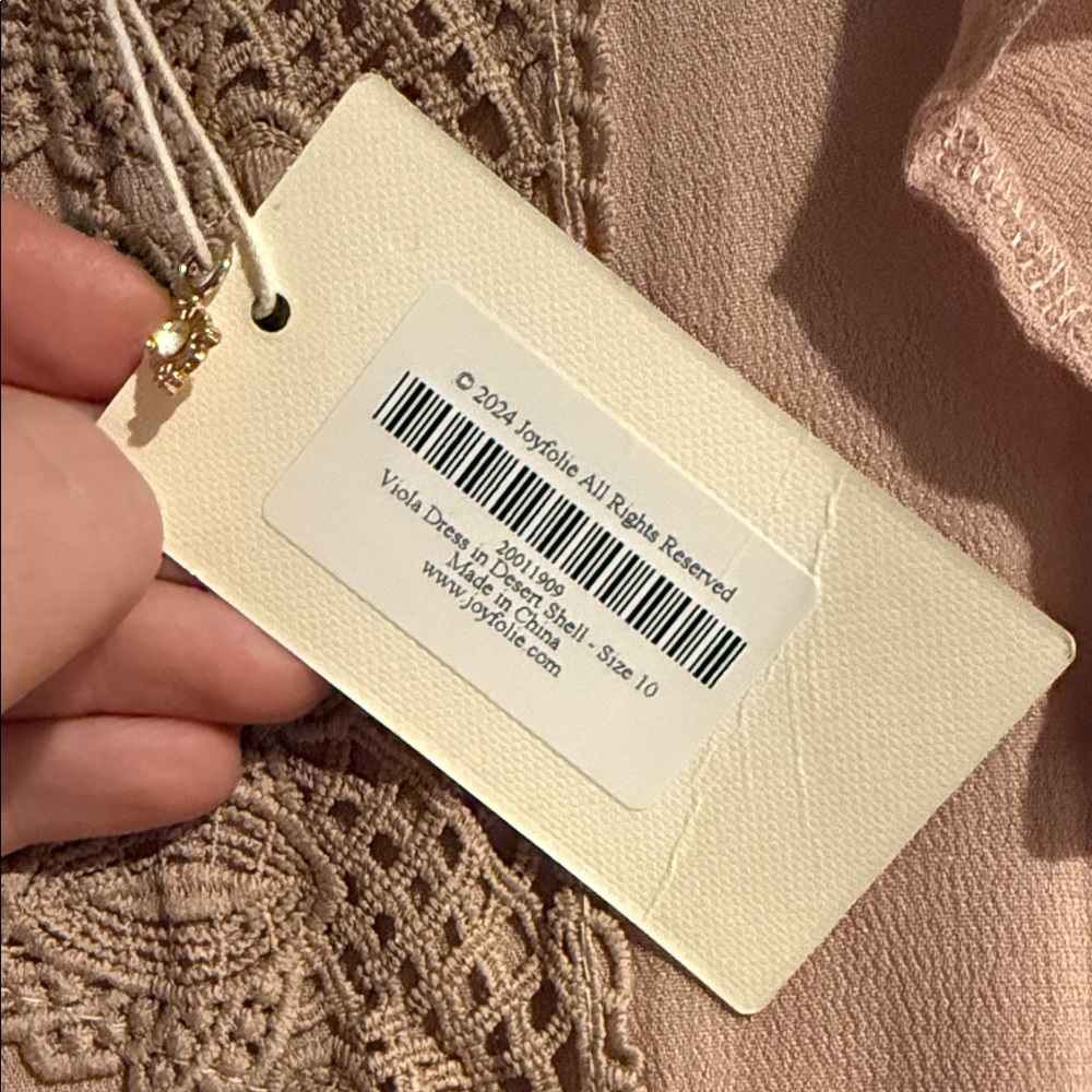 Joyfolie Girls Blush Pink Maxi Dress - Picture 3 of 4